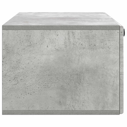 Wandbeugel TV-kast Betongrijs 98 x 41 x 30 cm Bewerkt hout