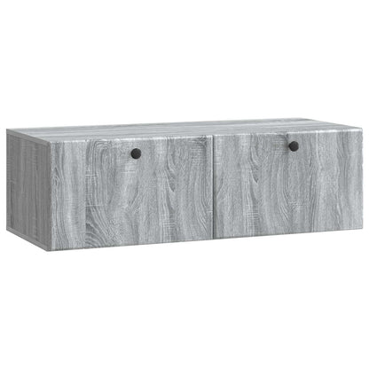 Wandbeugel TV-kast Grijs sonoma 98 x 41 x 30 cm Bewerkt hout