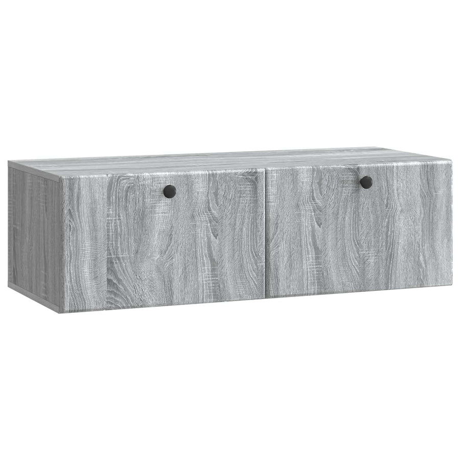 Wandbeugel TV-kast Grijs sonoma 98 x 41 x 30 cm Bewerkt hout