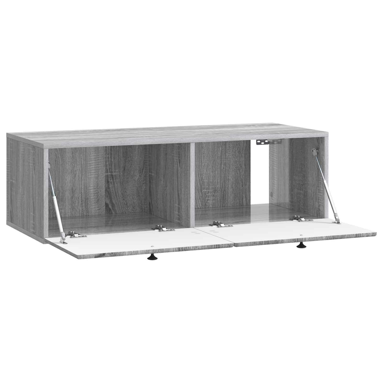 Wandbeugel TV-kast Grijs sonoma 98 x 41 x 30 cm Bewerkt hout