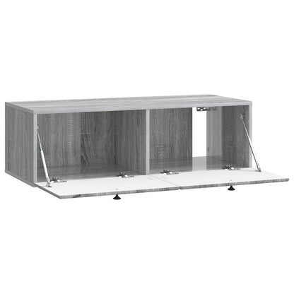 Wandbeugel TV-kast Grijs sonoma 98 x 41 x 30 cm Bewerkt hout