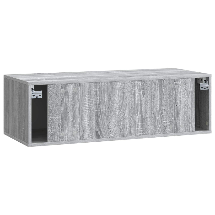Wandbeugel TV-kast Grijs sonoma 98 x 41 x 30 cm Bewerkt hout
