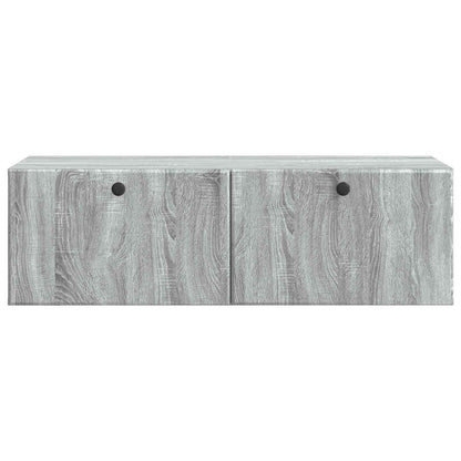 Wandbeugel TV-kast Grijs sonoma 98 x 41 x 30 cm Bewerkt hout