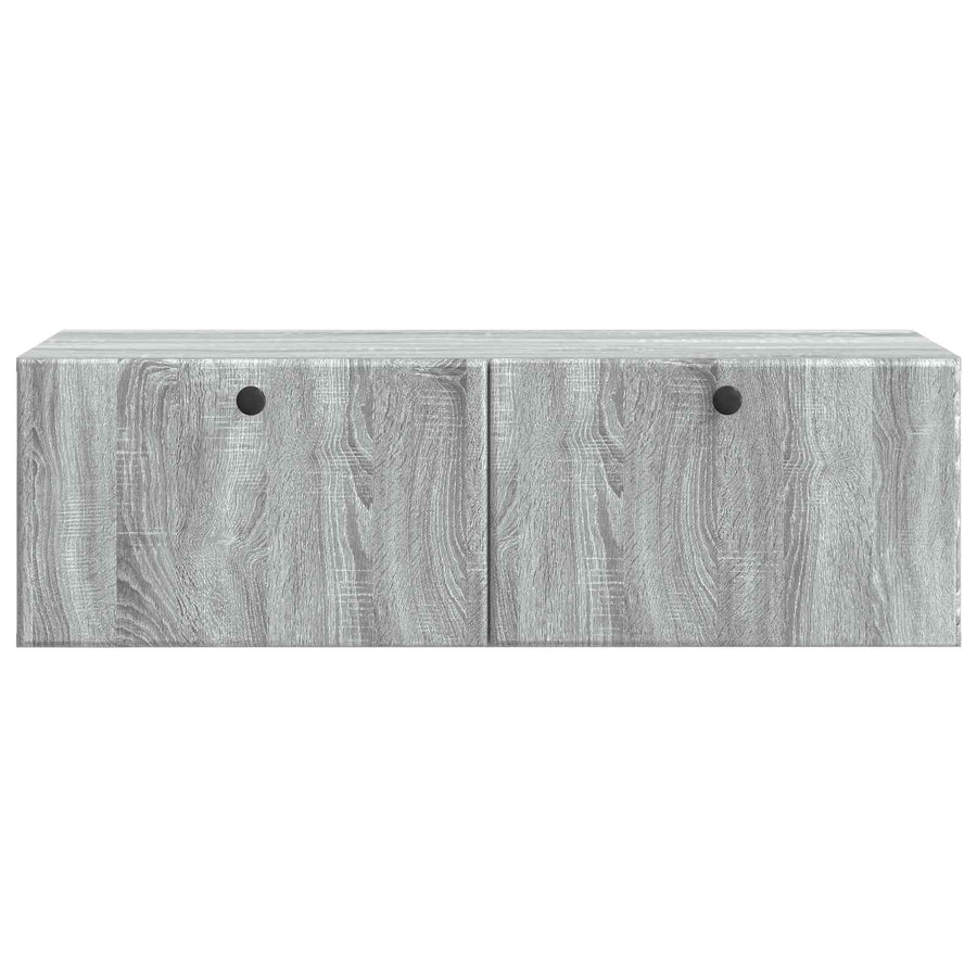 Wandbeugel TV-kast Grijs sonoma 98 x 41 x 30 cm Bewerkt hout