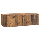 Wandkast TV 98x41x30 cm bewerkt hout oud hout