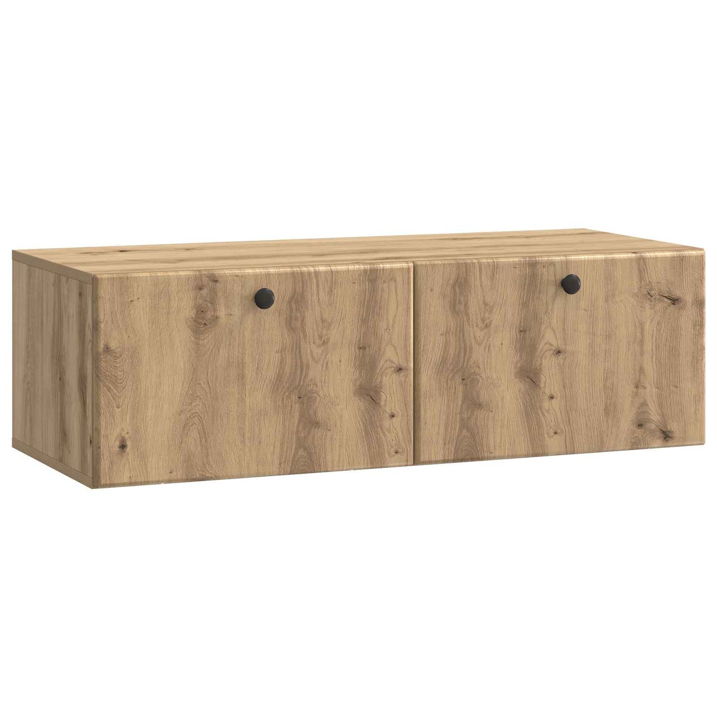 Wandbeugel TV-kast Artisanaal eiken 98 x 41 x 30 cm