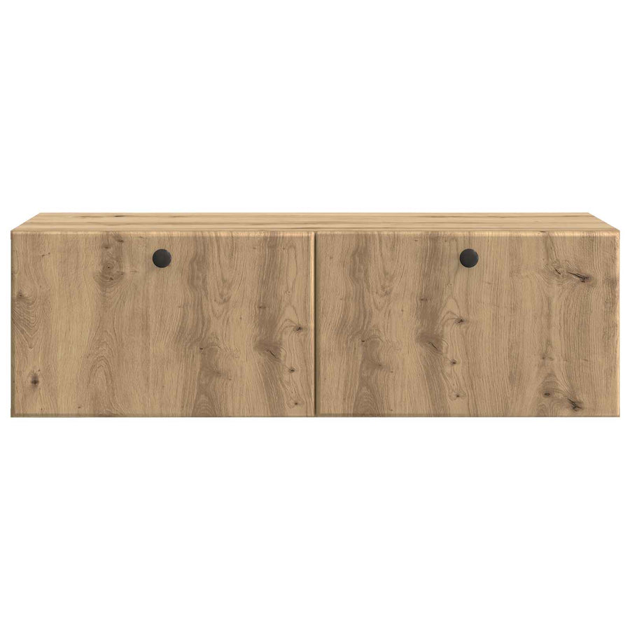Wandbeugel TV-kast Artisanaal eiken 98 x 41 x 30 cm