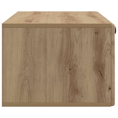 Wandbeugel TV-kast Artisanaal eiken 98 x 41 x 30 cm