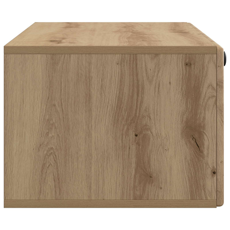 Wandbeugel TV-kast Artisanaal eiken 98 x 41 x 30 cm