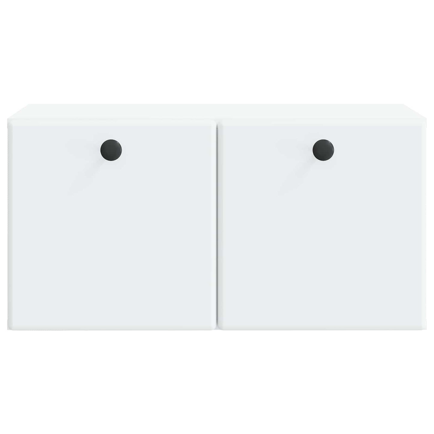 Wandbeugel TV-kast 59,5 x 31 x 30 cm Wit Bewerkt hout