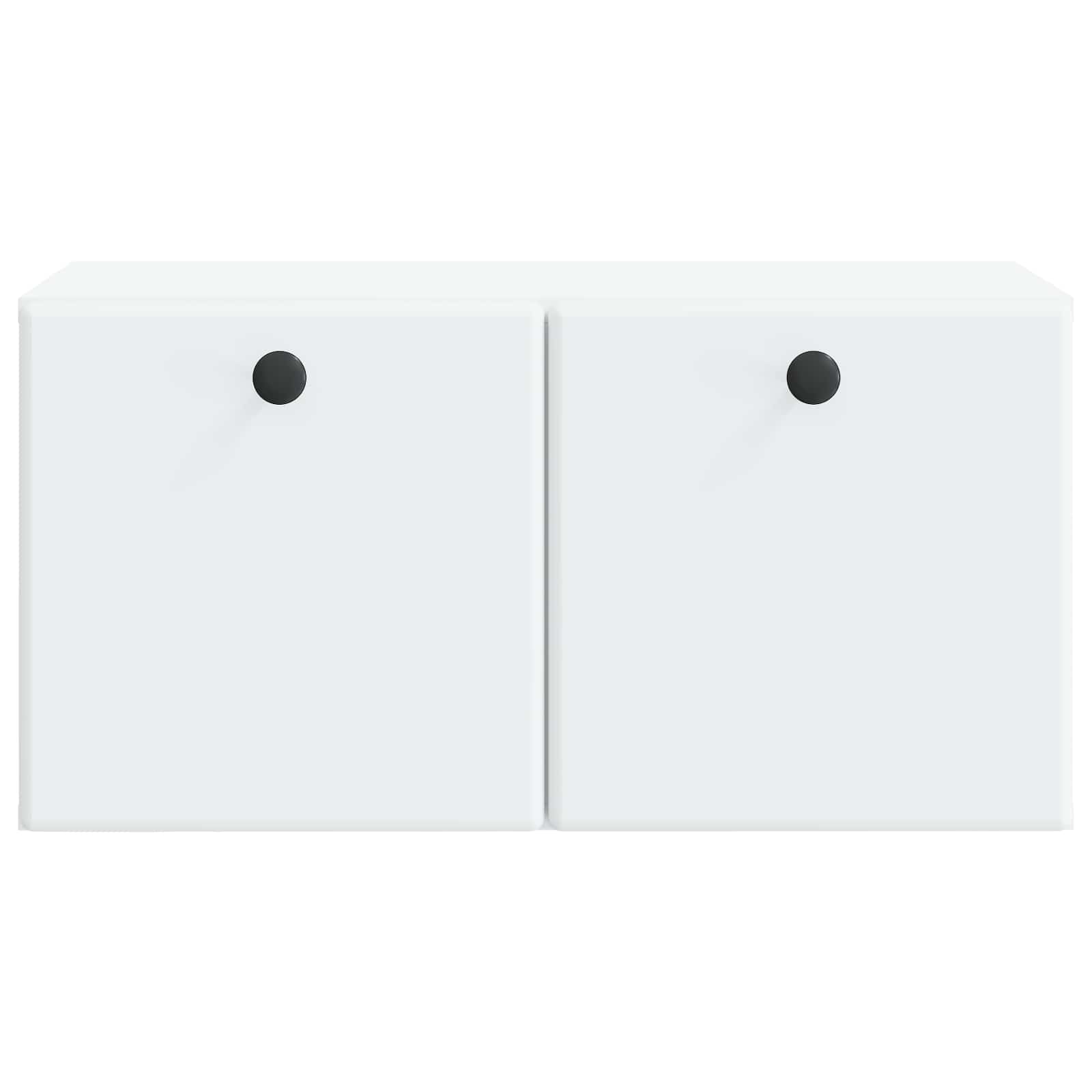 Wandbeugel TV-kast 59,5 x 31 x 30 cm Wit Bewerkt hout