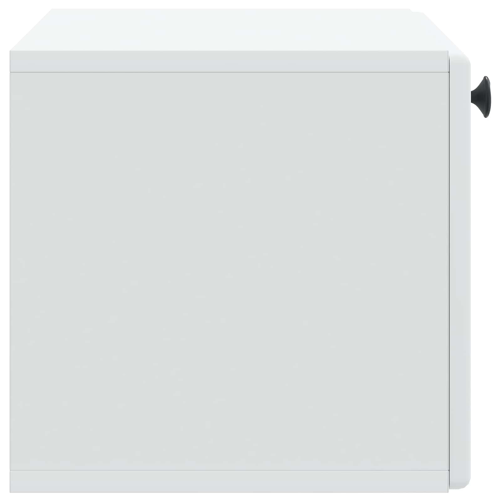 Wandbeugel TV-kast 59,5 x 31 x 30 cm Wit Bewerkt hout