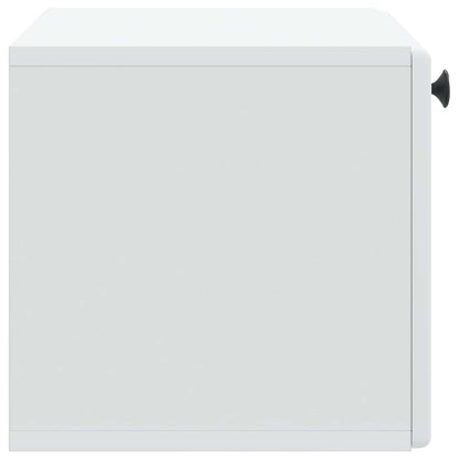 Wandbeugel TV-kast 59,5 x 31 x 30 cm Wit Bewerkt hout