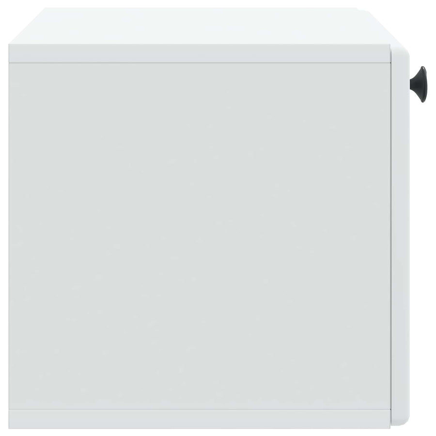 Wandbeugel TV-kast 59,5 x 31 x 30 cm Wit Bewerkt hout
