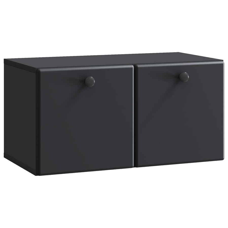 Wandbeugel TV-kast Zwart 59,5 x 31 x 30 cm Bewerkt hout