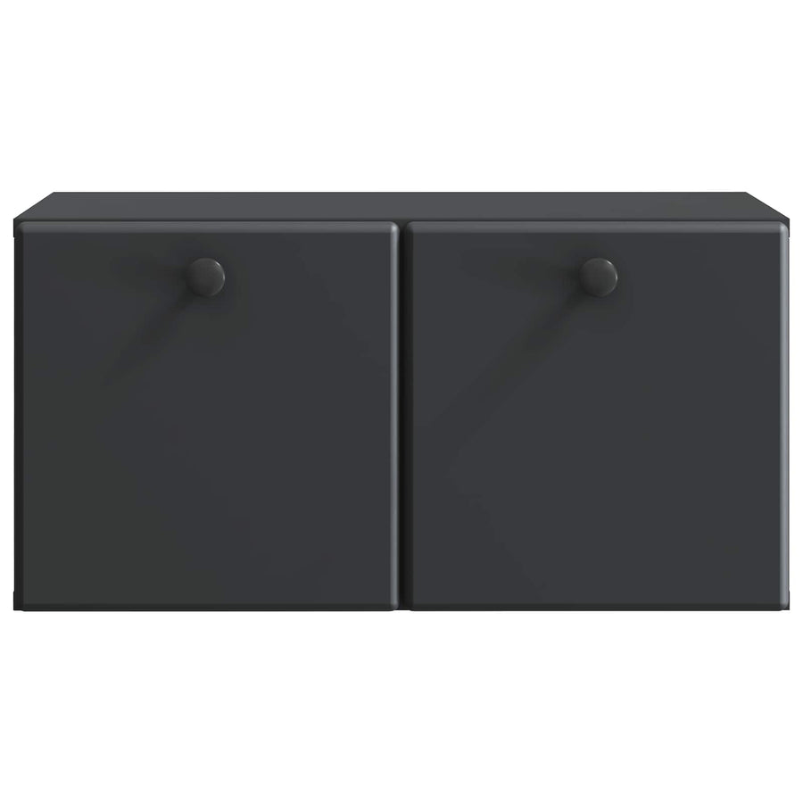 Wandbeugel TV-kast Zwart 59,5 x 31 x 30 cm Bewerkt hout