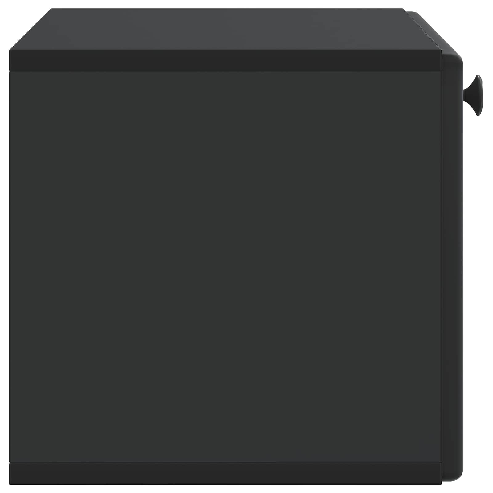 Wandbeugel TV-kast Zwart 59,5 x 31 x 30 cm Bewerkt hout