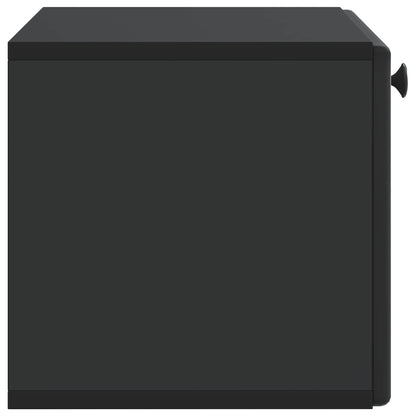 Wandbeugel TV-kast Zwart 59,5 x 31 x 30 cm Bewerkt hout