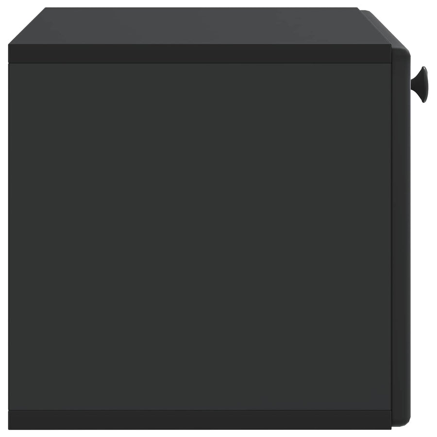 Wandbeugel TV-kast Zwart 59,5 x 31 x 30 cm Bewerkt hout