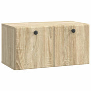 Wandkast TV 59,5x31x30 cm sonoma eiken bewerkt hout
