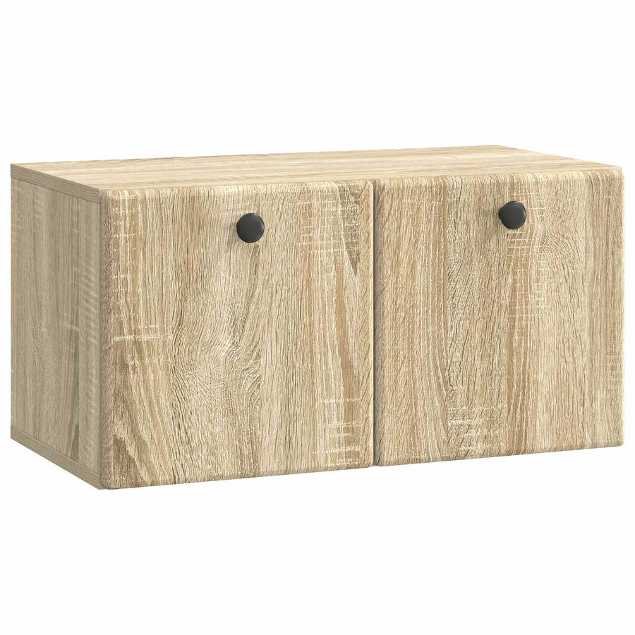 Wandbeugel TV-kast Sonoma Eiken 59,5 x 31 x 30 cm Bewerkt hout