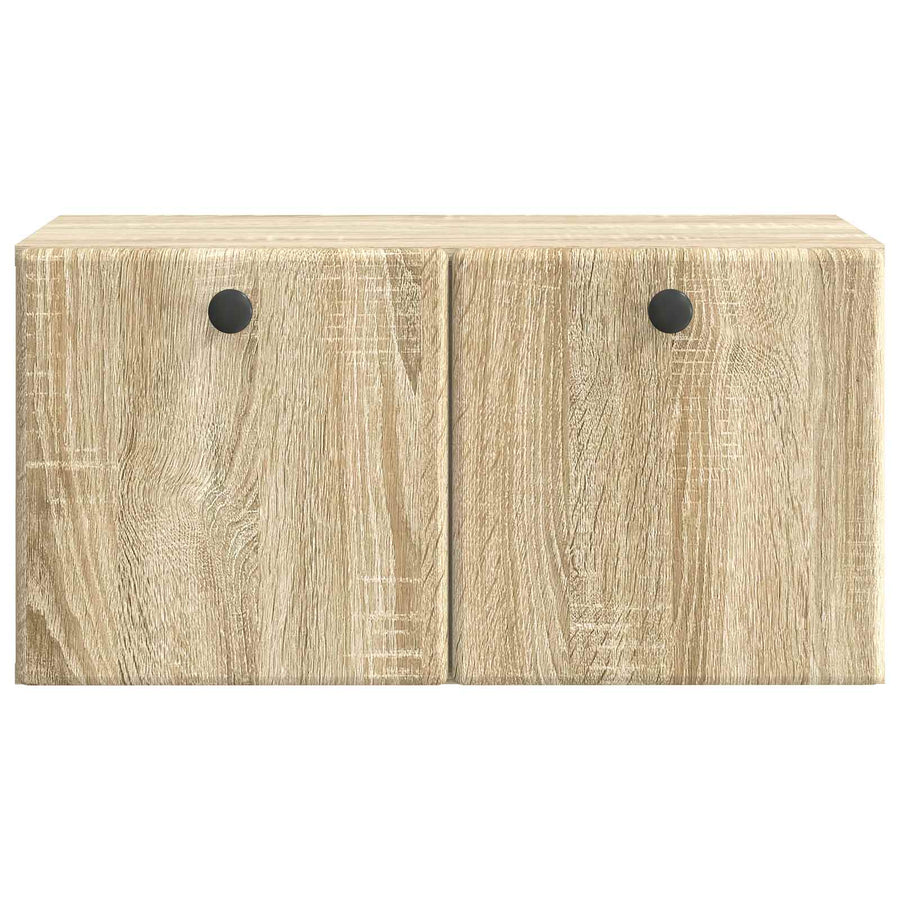 Wandbeugel TV-kast Sonoma Eiken 59,5 x 31 x 30 cm Bewerkt hout