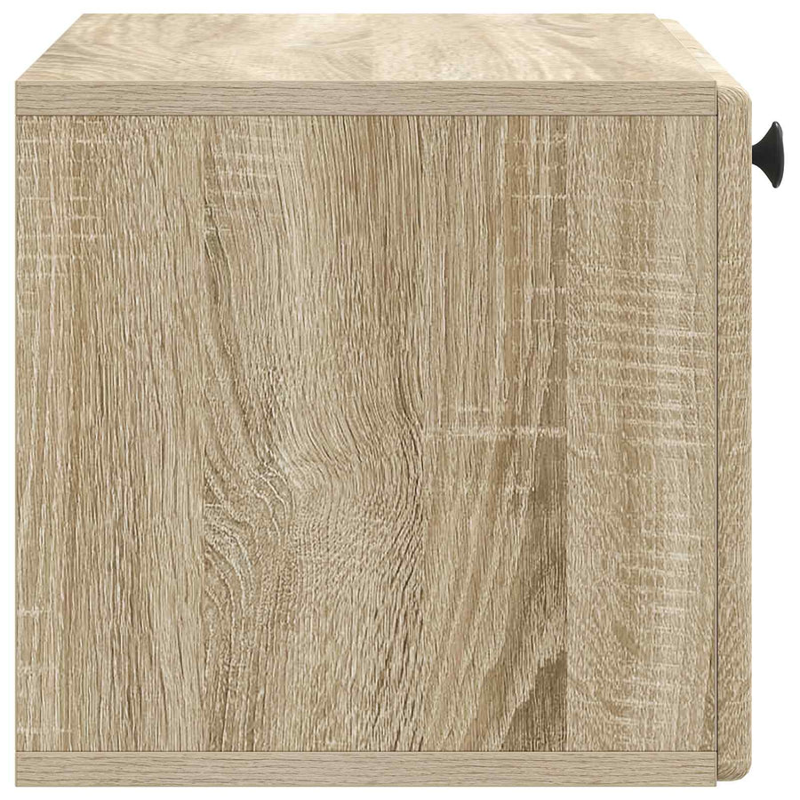 Wandbeugel TV-kast Sonoma Eiken 59,5 x 31 x 30 cm Bewerkt hout
