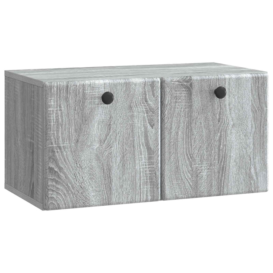 Wandbeugel TV-kast Grijs sonoma 59,5 x 31 x 30 cm Bewerkt hout