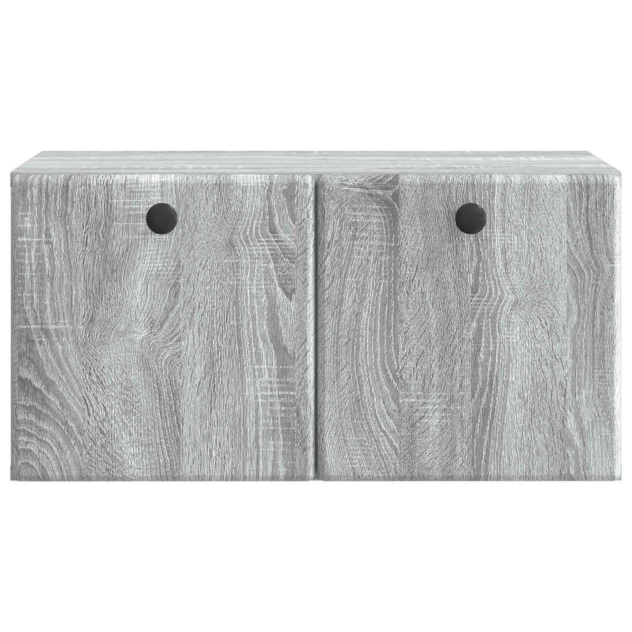 Wandbeugel TV-kast Grijs sonoma 59,5 x 31 x 30 cm Bewerkt hout