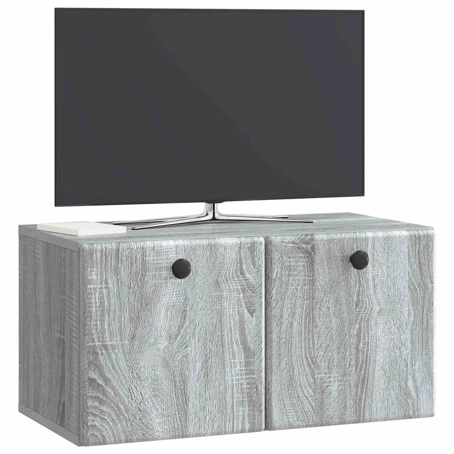 Wandbeugel TV-kast Grijs sonoma 59,5 x 31 x 30 cm Bewerkt hout