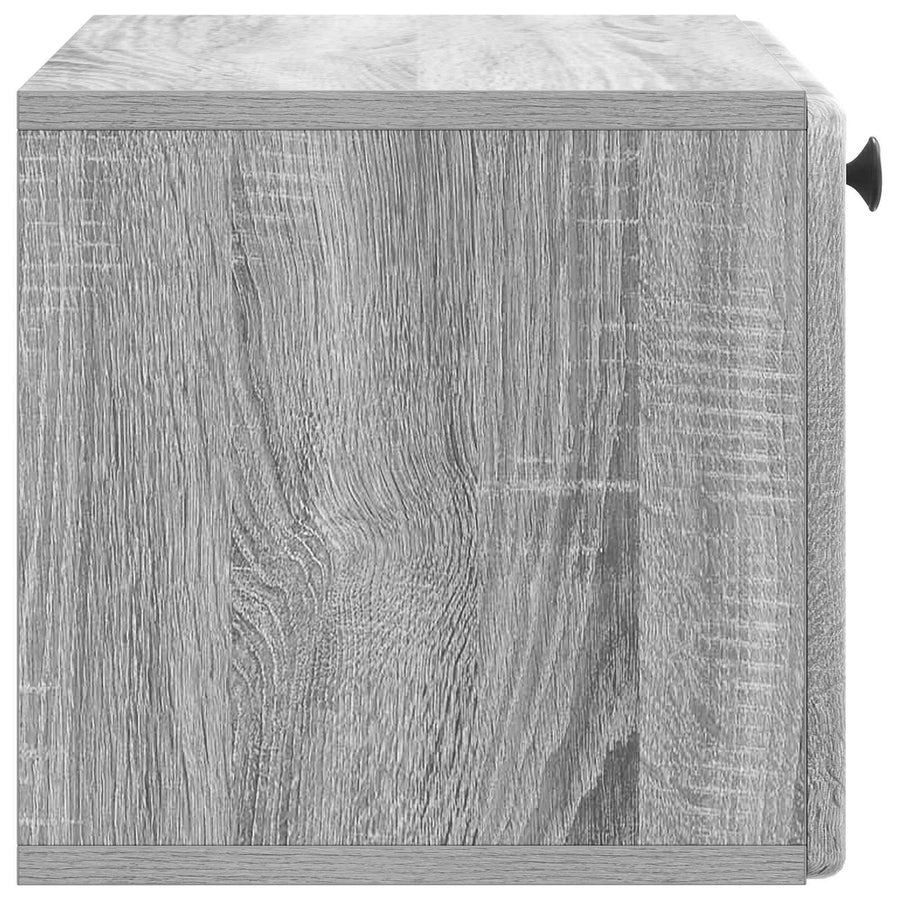 Wandbeugel TV-kast Grijs sonoma 59,5 x 31 x 30 cm Bewerkt hout