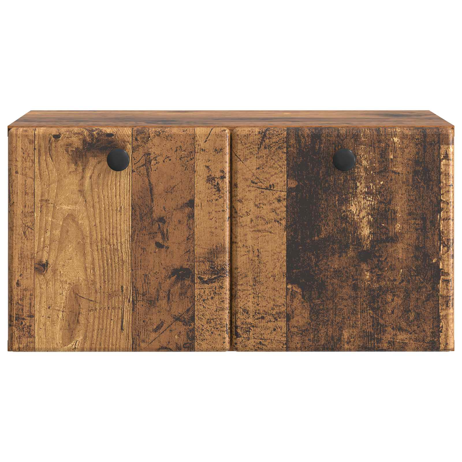 Wandbeugel TV-kast 59,5 x 31 x 30 cm Oud hout Bewerkt hout