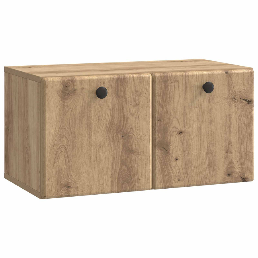 Wandbeugel TV-kast Artisanaal eiken 59,5 x 31 x 30 cm