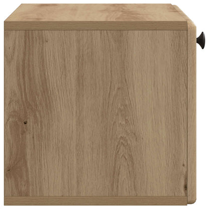 Wandbeugel TV-kast Artisanaal eiken 59,5 x 31 x 30 cm