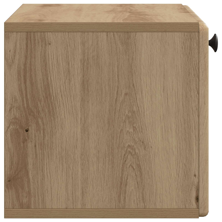 Wandbeugel TV-kast Artisanaal eiken 59,5 x 31 x 30 cm