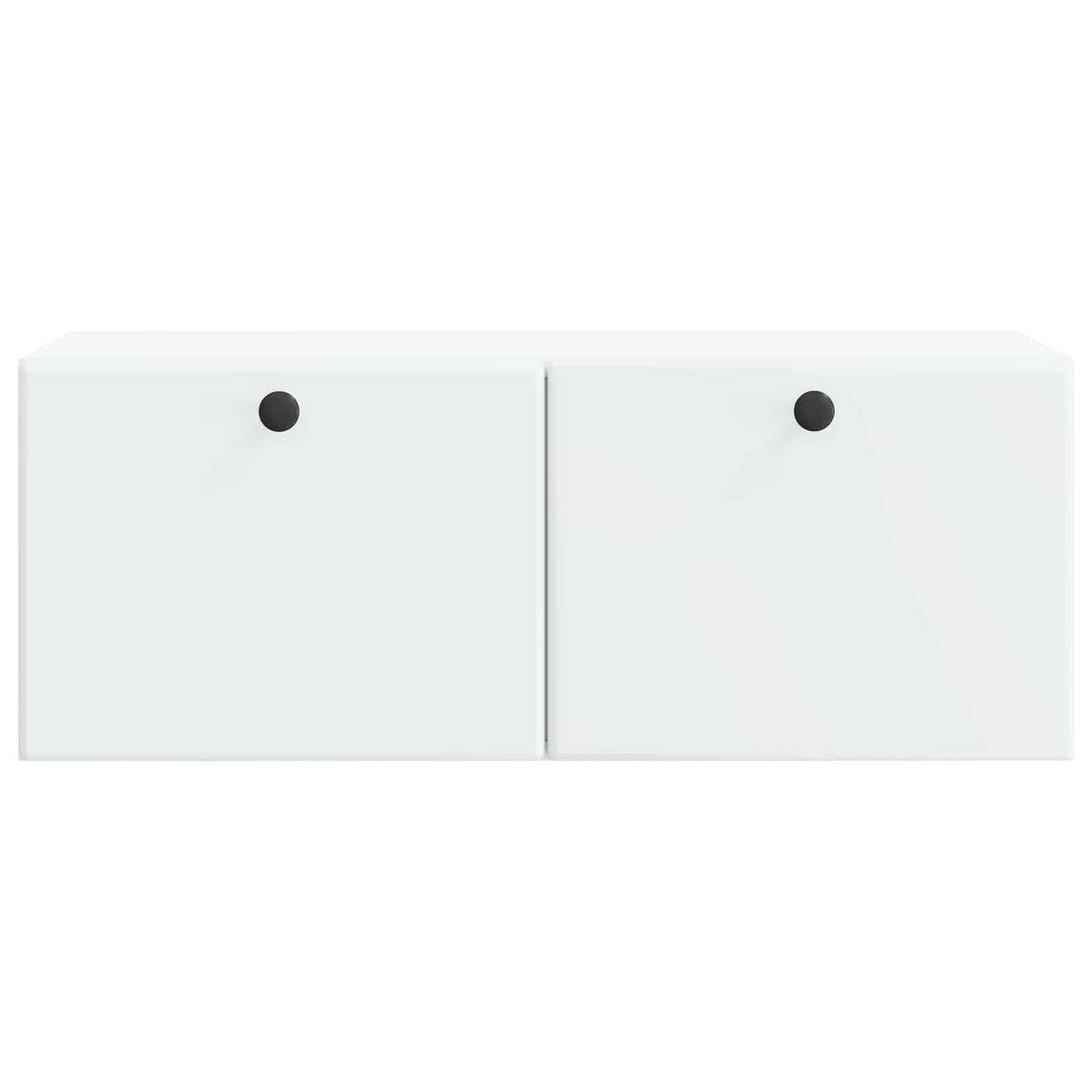 Wandbeugel TV-kast 78,5 x 31 x 30 cm Wit Bewerkt hout