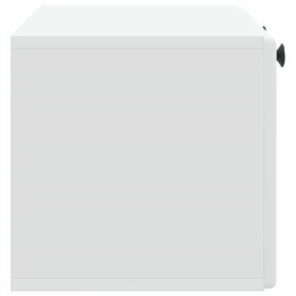 Wandbeugel TV-kast 78,5 x 31 x 30 cm Wit Bewerkt hout
