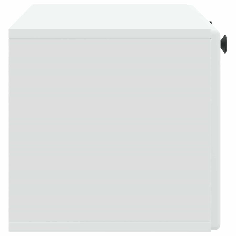 Wandbeugel TV-kast 78,5 x 31 x 30 cm Wit Bewerkt hout