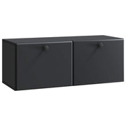 Wandkast TV 78.5x31x30 cm zwart bewerkt hout