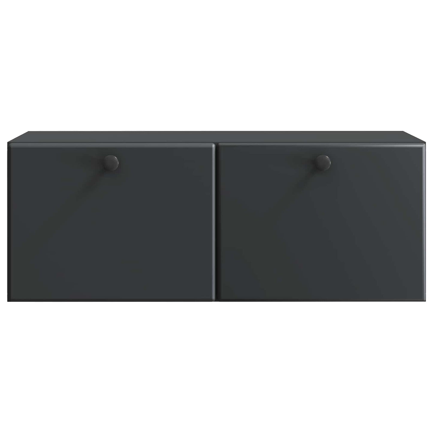 Wandbeugel TV-kast Zwart 78,5 x 31 x 30 cm Bewerkt hout