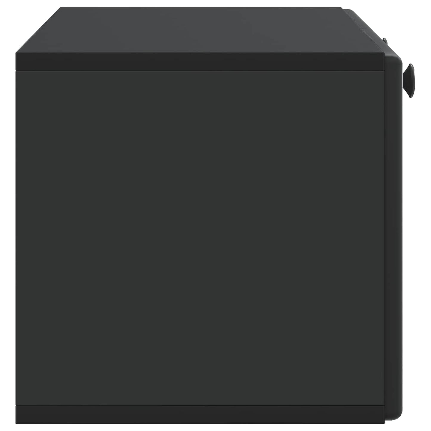 Wandbeugel TV-kast Zwart 78,5 x 31 x 30 cm Bewerkt hout