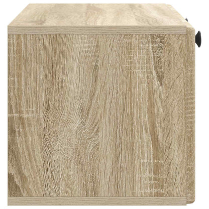 Wandbeugel TV-kast Sonoma Eiken 78,5 x 31 x 30 cm Bewerkt hout