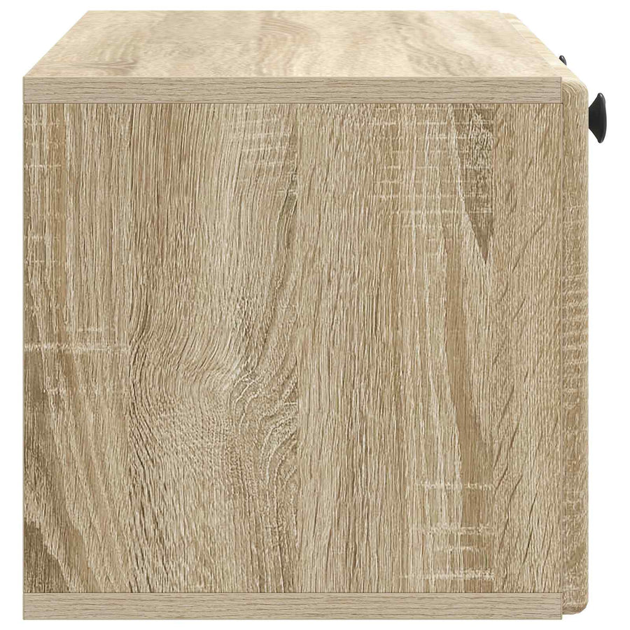 Wandbeugel TV-kast Sonoma Eiken 78,5 x 31 x 30 cm Bewerkt hout