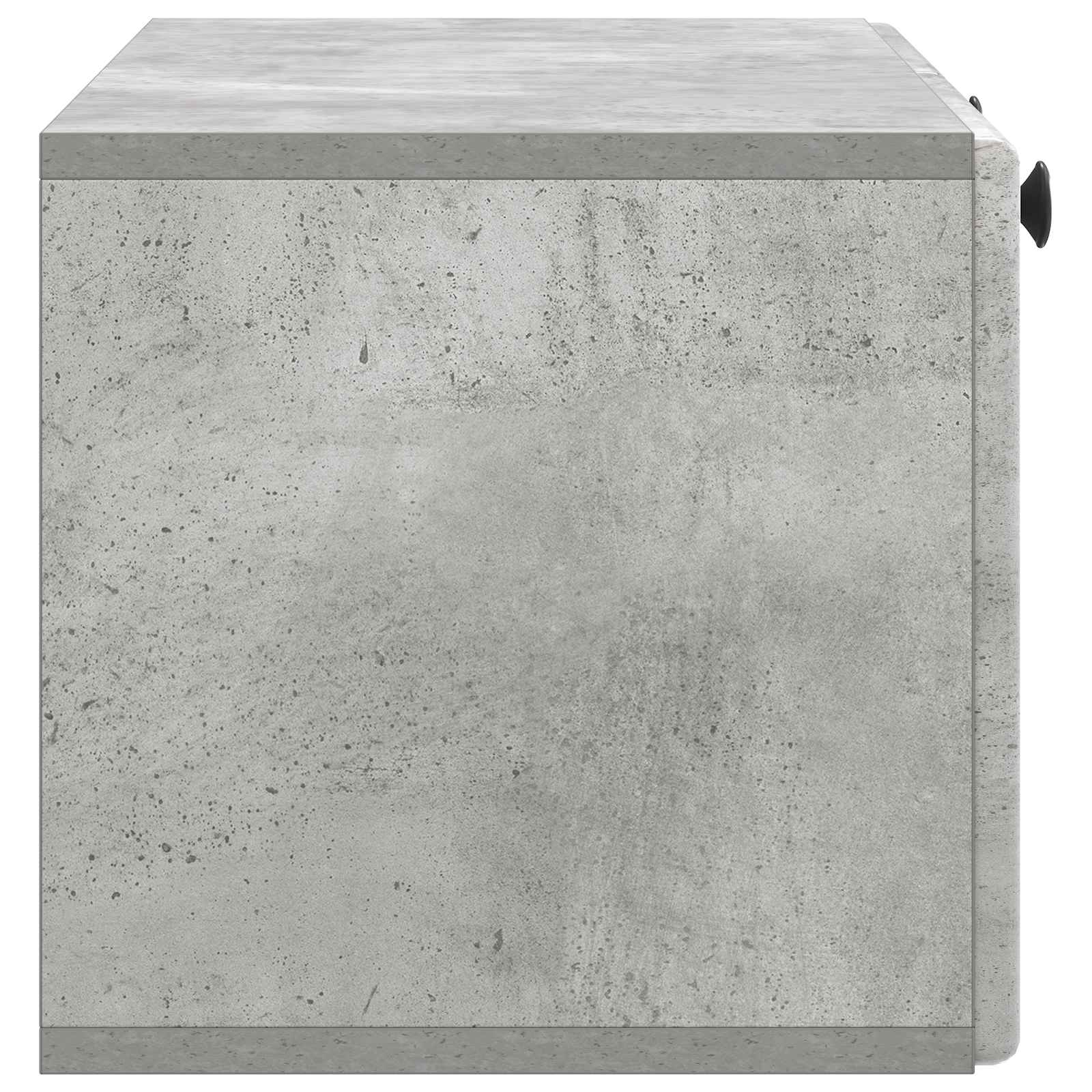 Wandbeugel TV-kast Betongrijs 78,5 x 31 x 30 cm Bewerkt hout