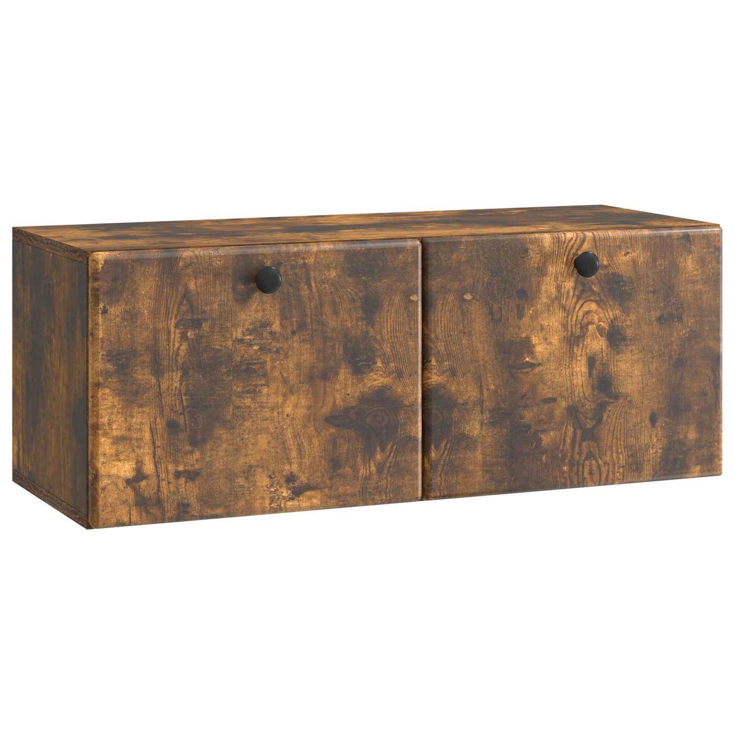 Wandbeugel TV-kast Gerookt eiken 78,5 x 31 x 30 cm Bewerkt hout