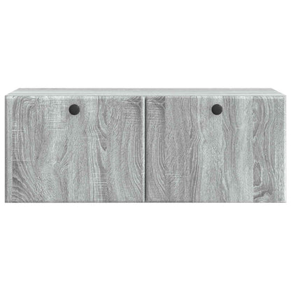 Wandbeugel TV-kast Grijs sonoma 78,5 x 31 x 30 cm Bewerkt hout