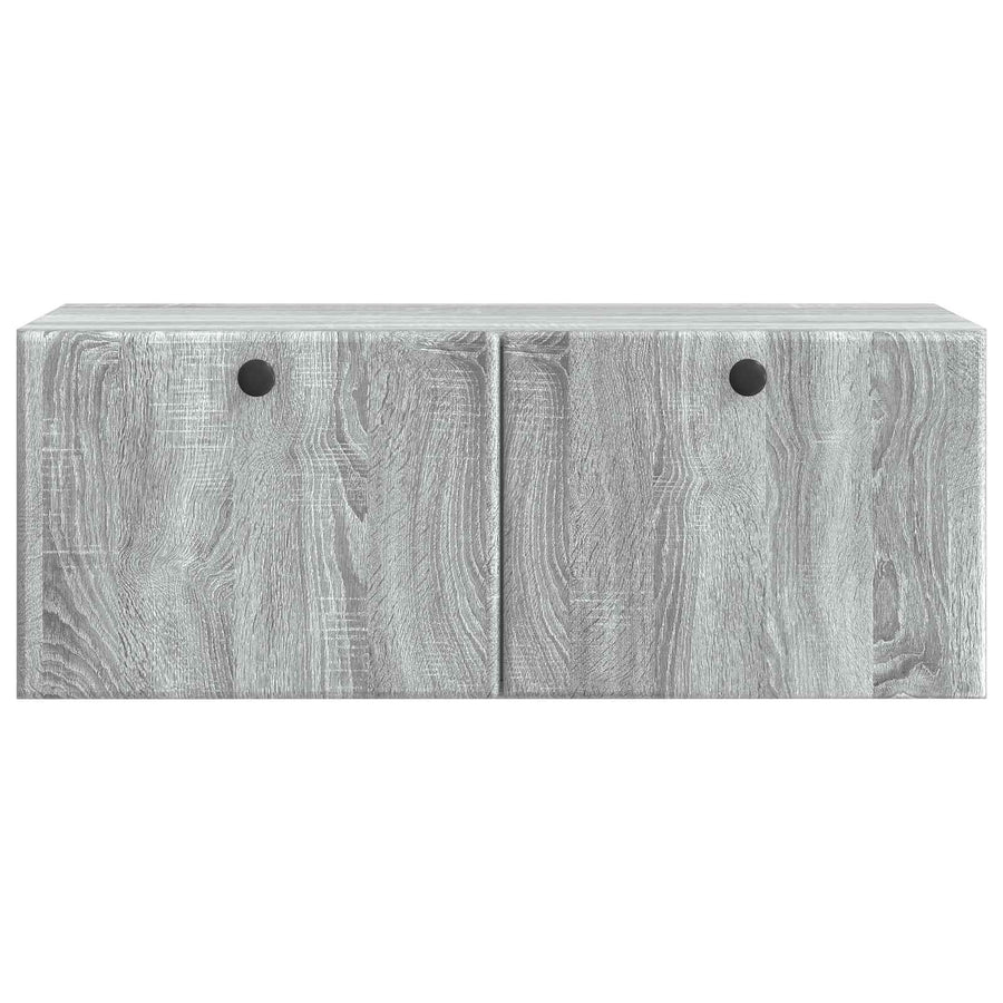 Wandbeugel TV-kast Grijs sonoma 78,5 x 31 x 30 cm Bewerkt hout