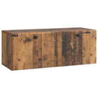 Wandkast 78,5x31x30 cm bewerkt hout
