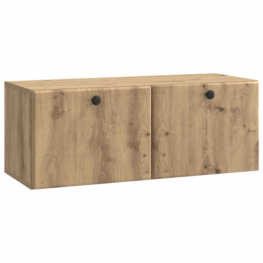 Wandbeugel TV-kast Artisanaal eiken 78,5 x 31 x 30 cm
