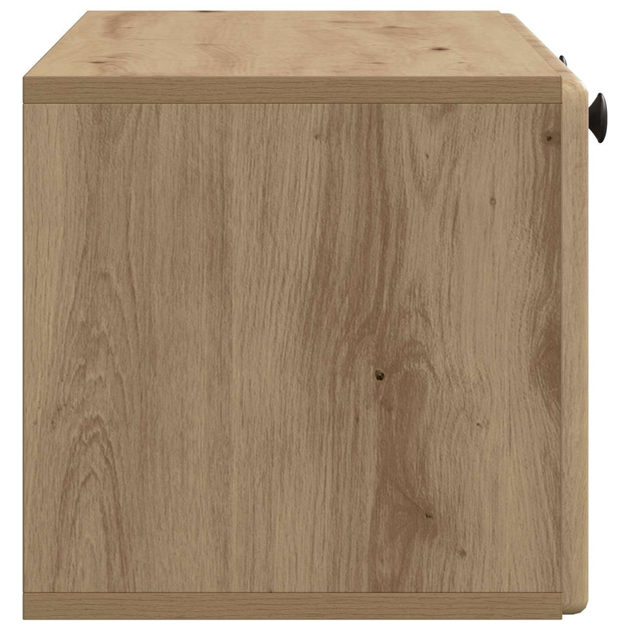 Wandbeugel TV-kast Artisanaal eiken 78,5 x 31 x 30 cm
